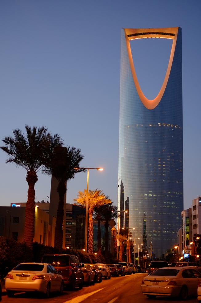 Al Mamlaka Center Tower in Riyadh, Saudi Arabia